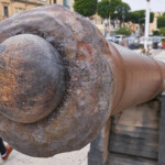 Relic of Historic Warfare next to Mosta Cathedral