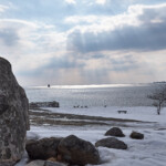 UCONN Avery Point campus view over Long Island Sound