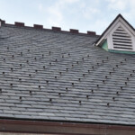 Old stables slate roof at Branford Manor