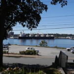 View over the Thames River from the Nautilus Museum