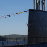 Artifacts of naval submarines on display