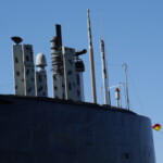 Artifacts of naval submarines on display