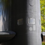 Artifacts of naval submarines on display