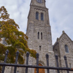 First Congregational Church before it collapsed
