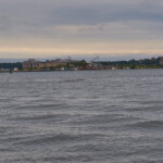 View of Fort Trumbull from the Thames river
