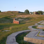 Battle Ground Fortifications - Gun Placements and Monument